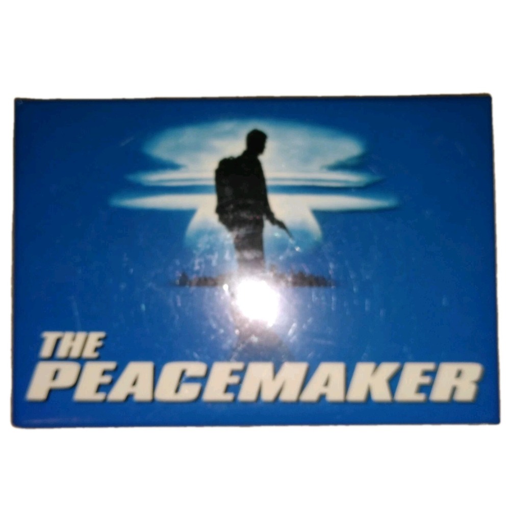 1997 The Peacemaker THEATER Movie Promo Button Badge Pin Pinback